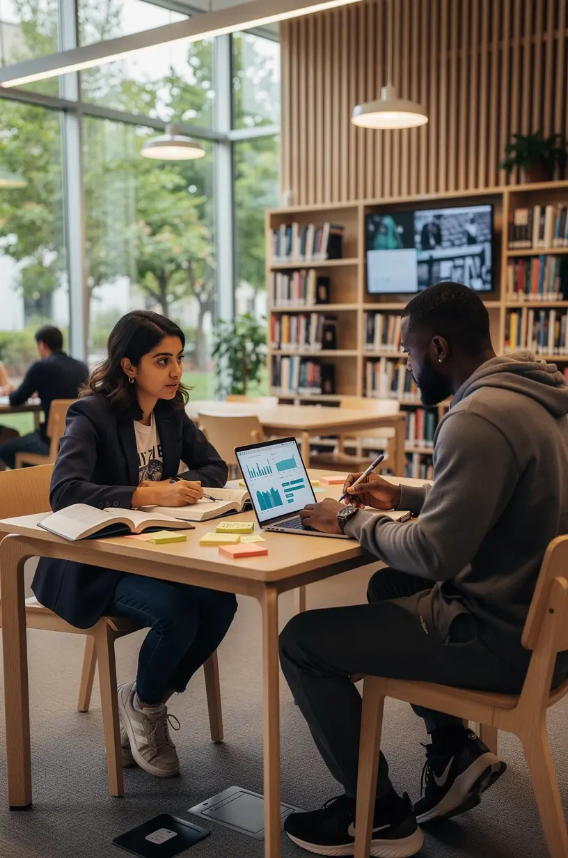 Modern office environment